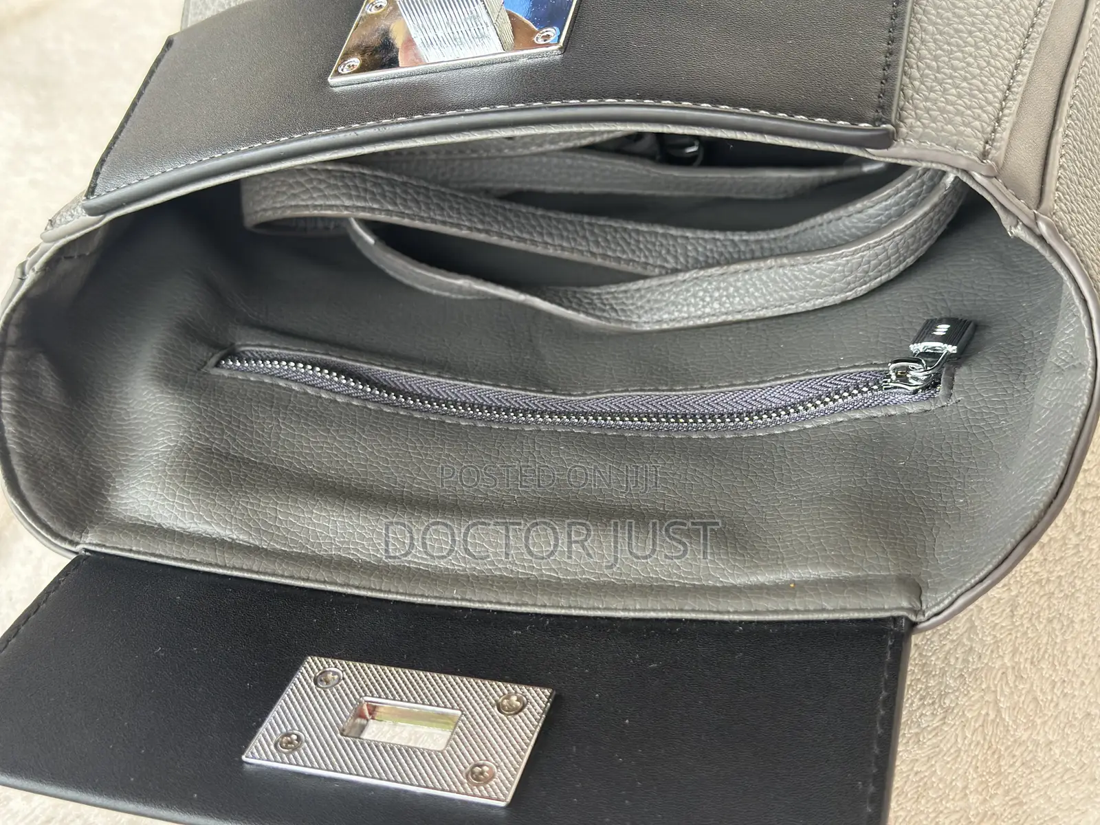 Gray Kelly Mini Bag