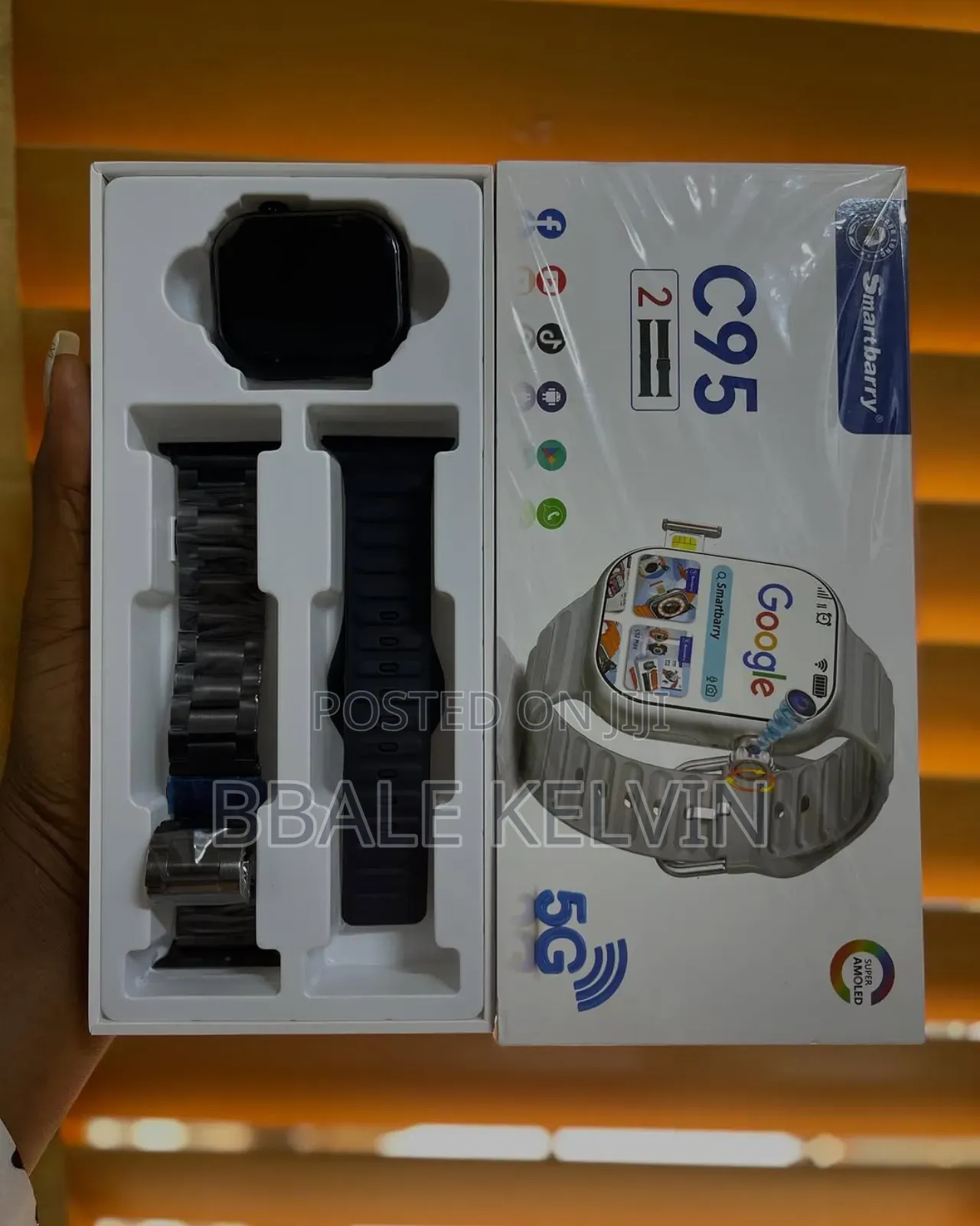 Smartbarry C95 64gb, 6gb 5g Sim Card Smart Watch With Camera