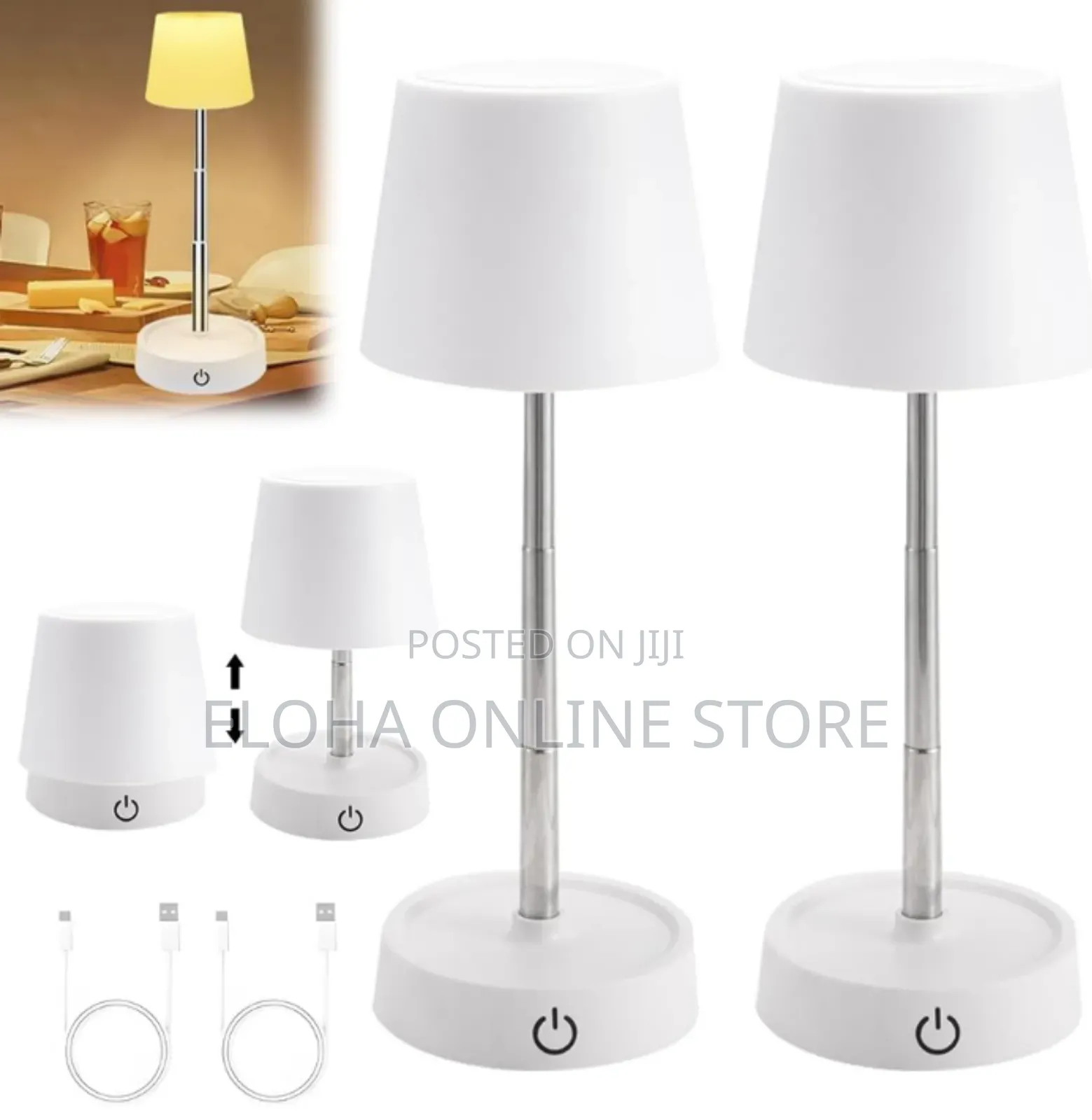 Mini Rechargeable Retractable Table Lamp