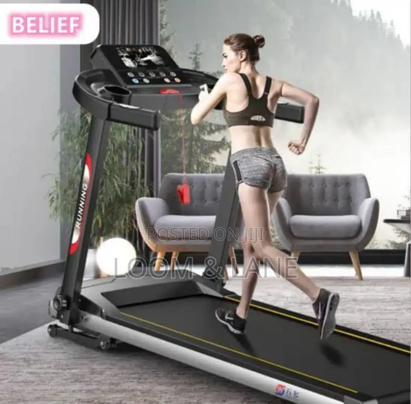 520mm Wide Gym Workout Treadmill
