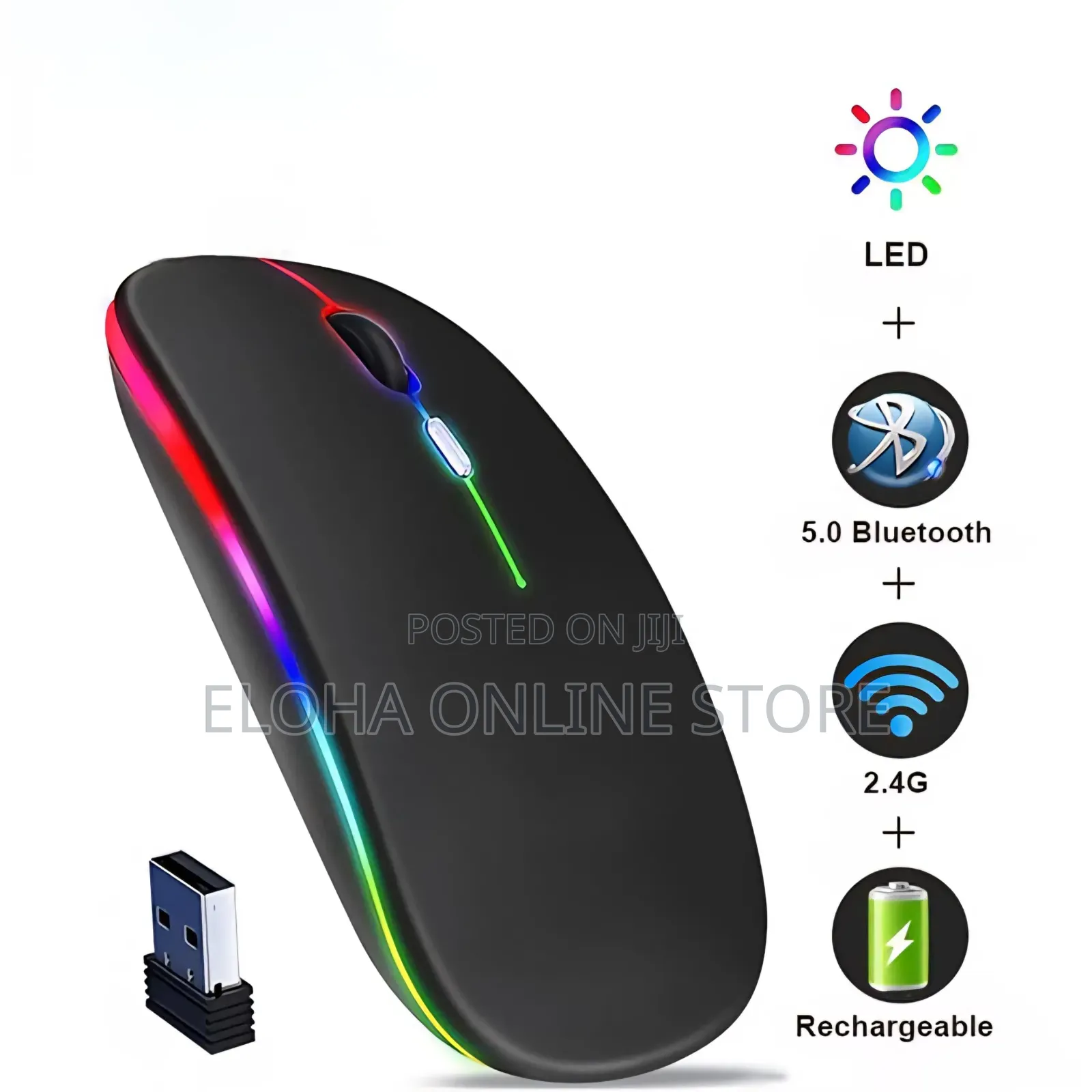 Bluetooth Wireless Slim Silent Click Mouse