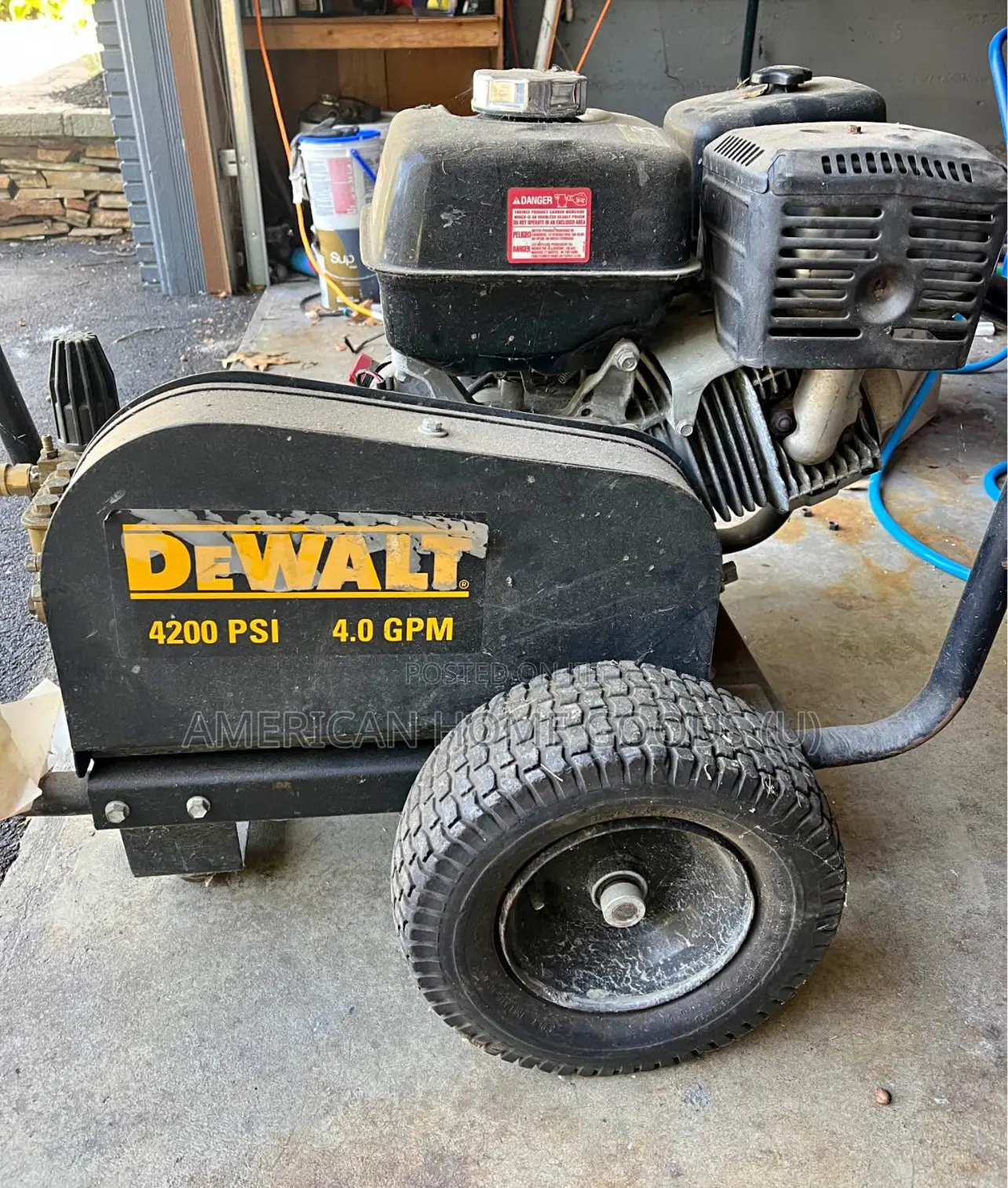 Dewalt Commercial Power Washer 13hp Honda Engine, 4200 Psi,