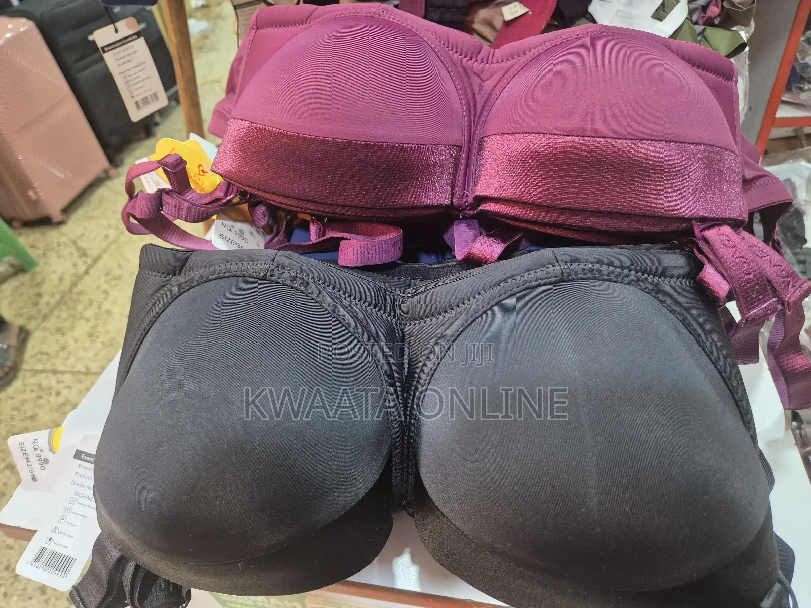 Women Ribbon Bra Size 34-46d Half Cup Balconette Support Bra
