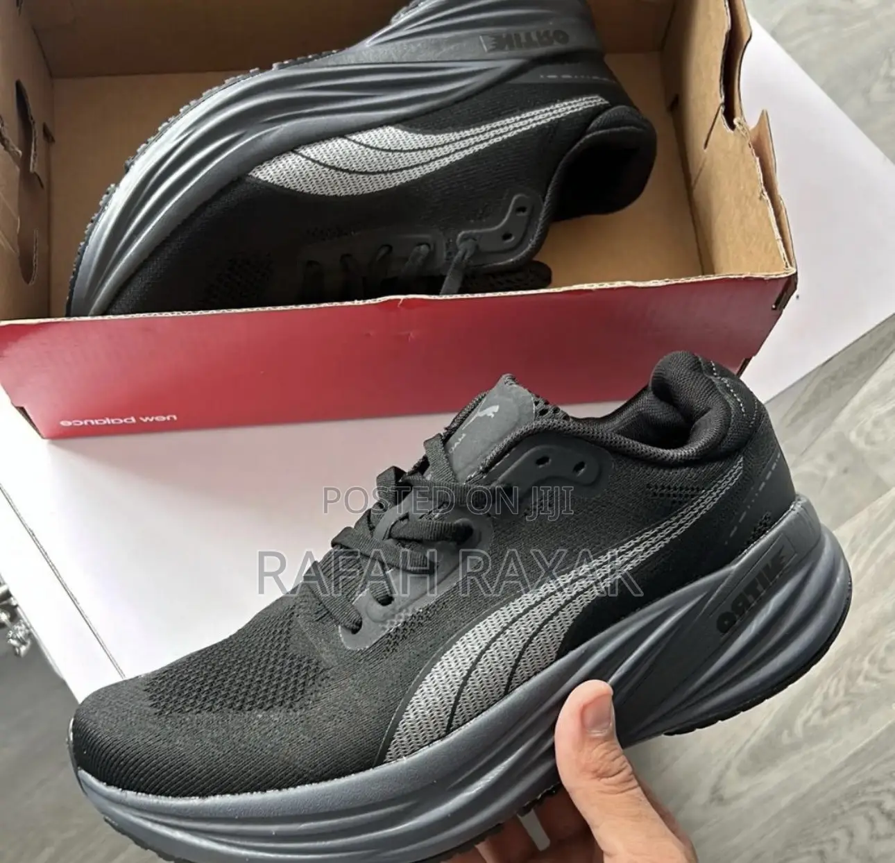 Original Men’S Black Puma Magnify Nitro 2 Running Trainers