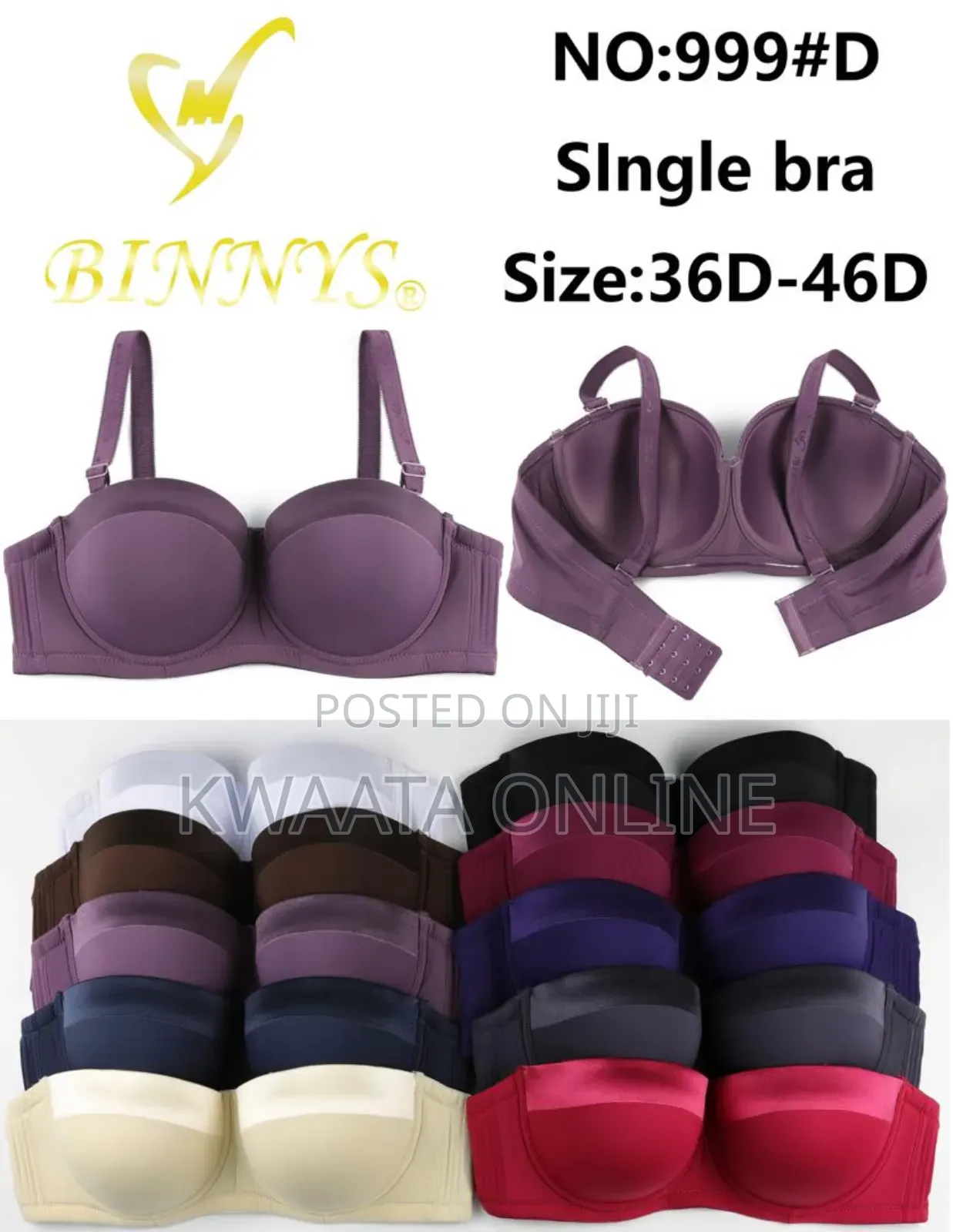 Women Ribbon Bra Size 34-46d Half Cup Balconette Support Bra