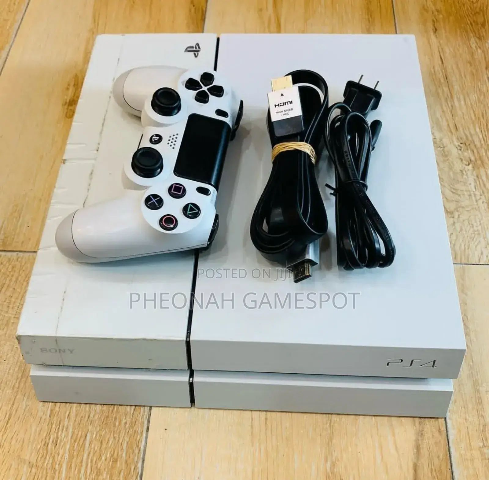 Playstation 4 Standard,12 Games, 2 Controllers All Cables!