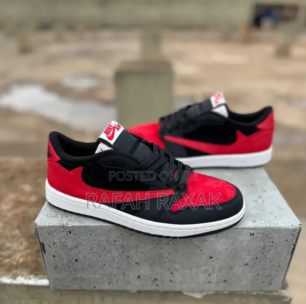 Red Travis Scott Jordan Low Original Red/Black Nike Air Jordan Low