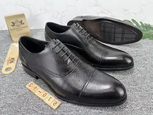 Men’S Super Classic Black Renato Castello Formal Office Shoe