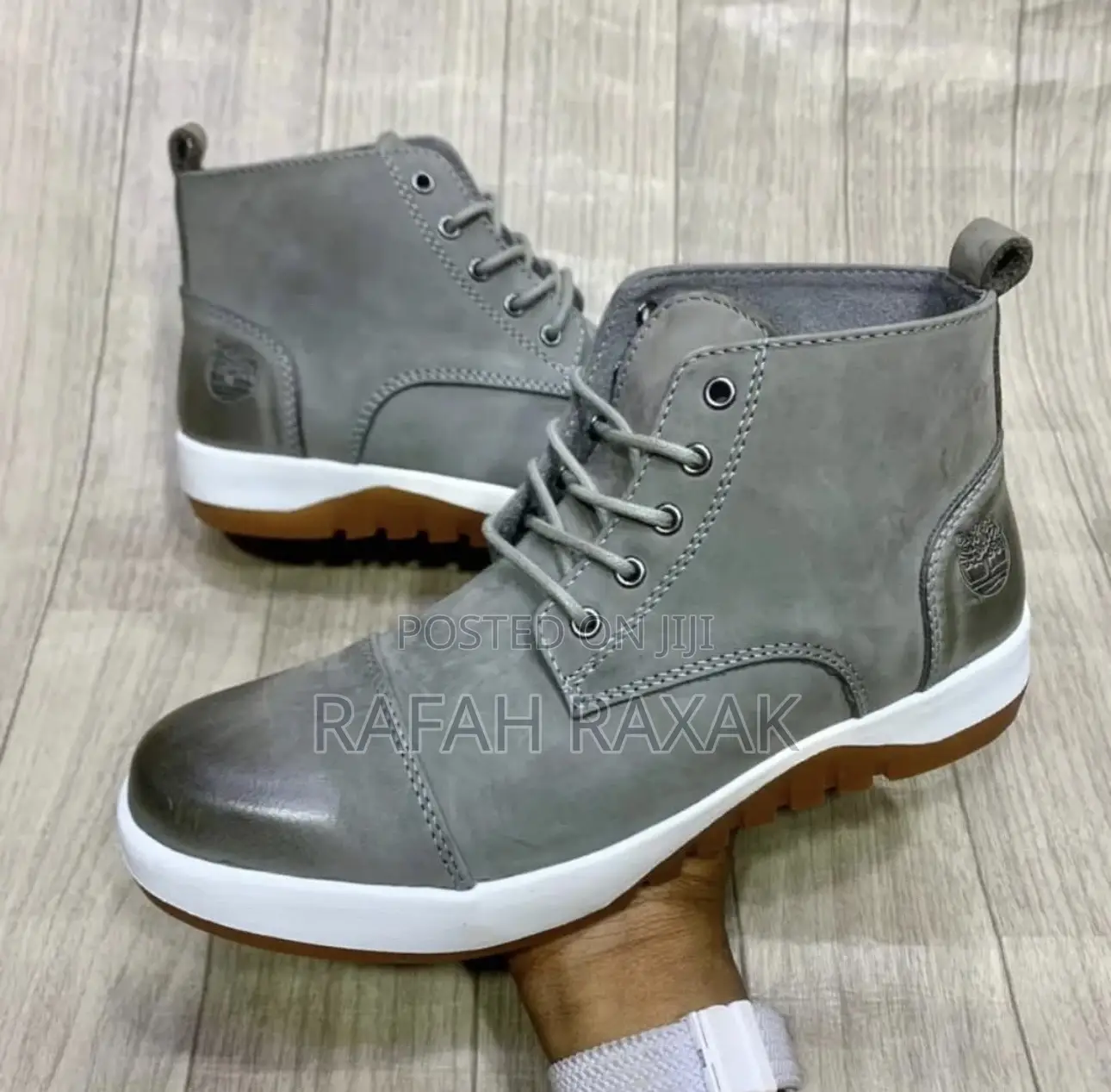 Men’S Classic Grey Timberland Casual Lace Up Boots
