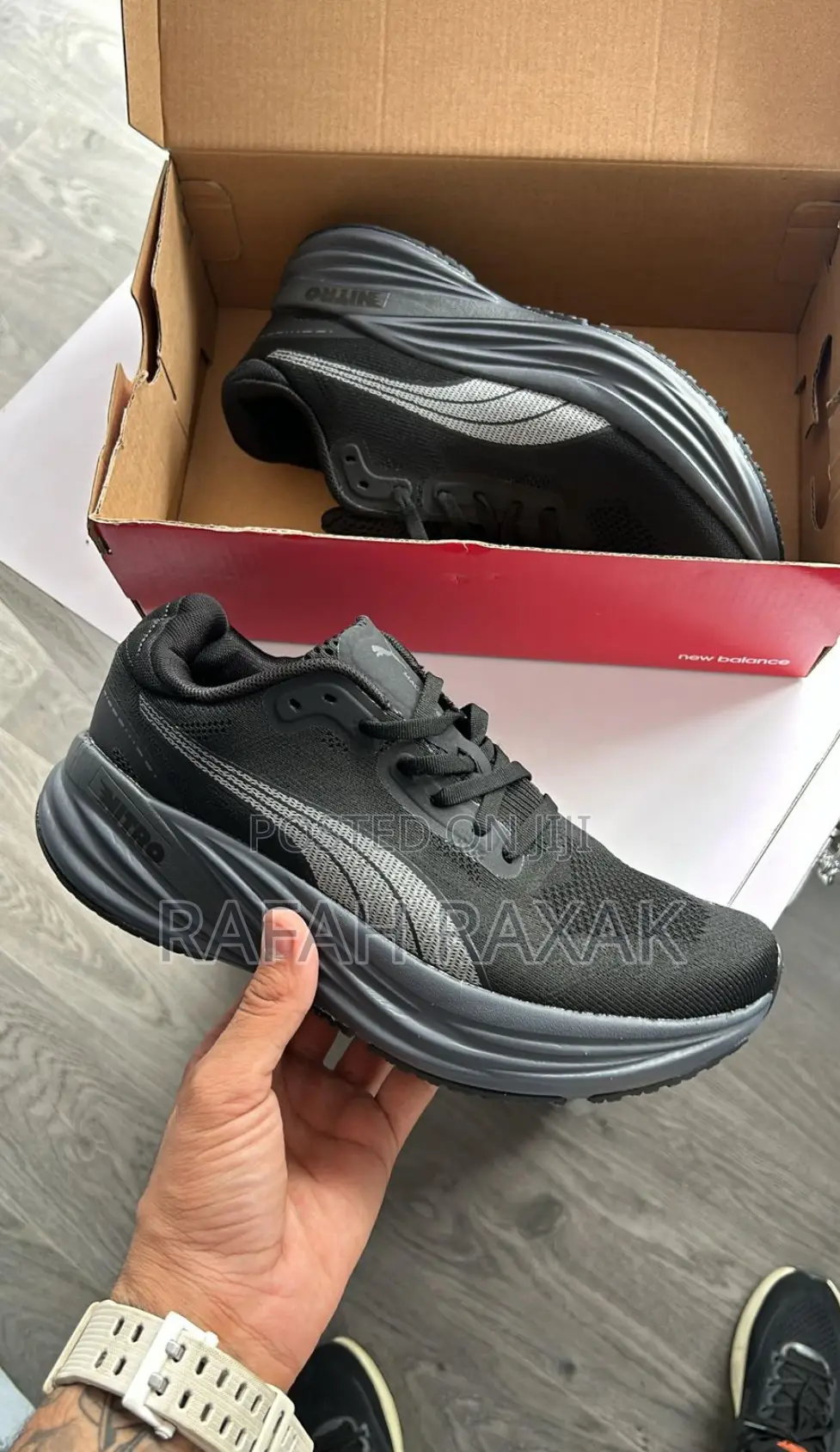Original Men’S Puma Magmax Nitro Black Running Sneakers