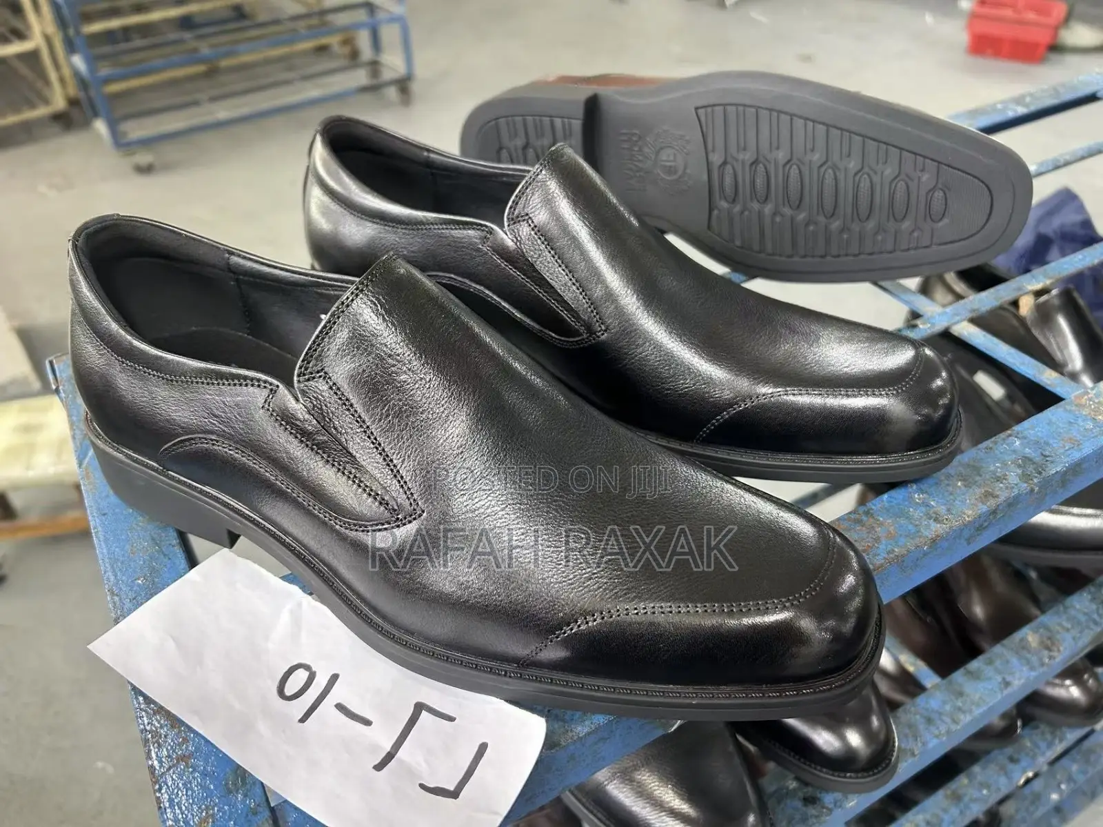 Original Black Franco Banetti Formal Gentle Leather Shoes