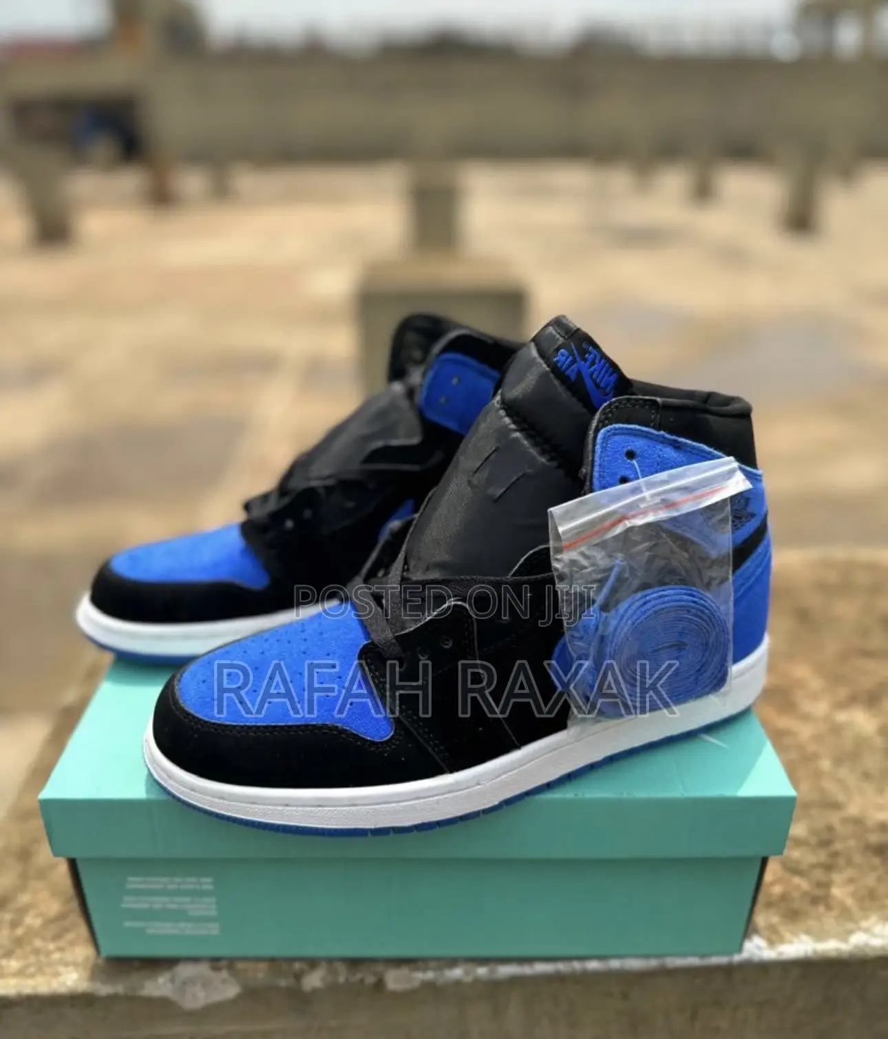 New Suede Nike Air Jordan 1 High Og Royal Blue Sneakers