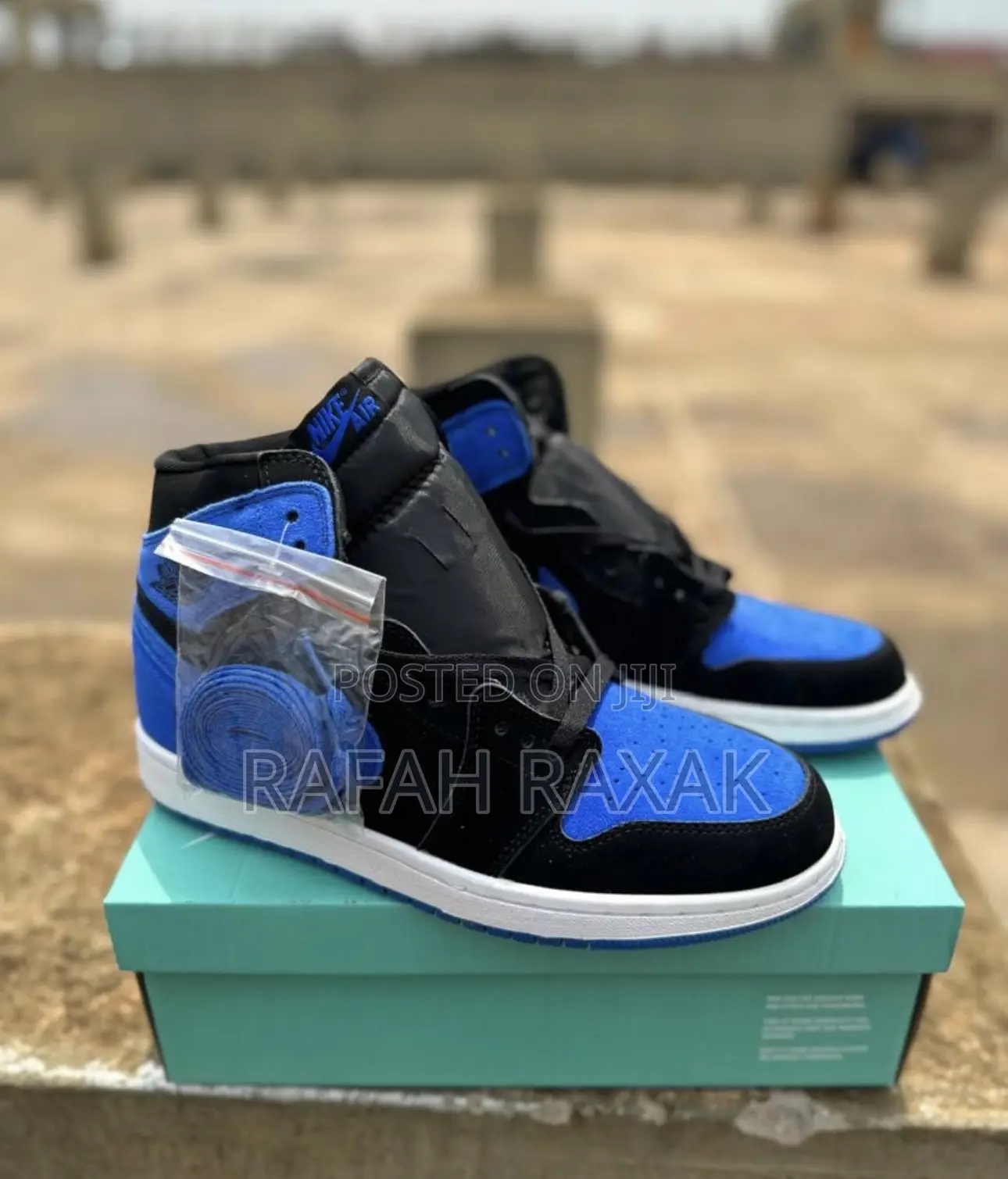 Original Blue/Black Suede Nike Air Jordan 1 High “Reimagined