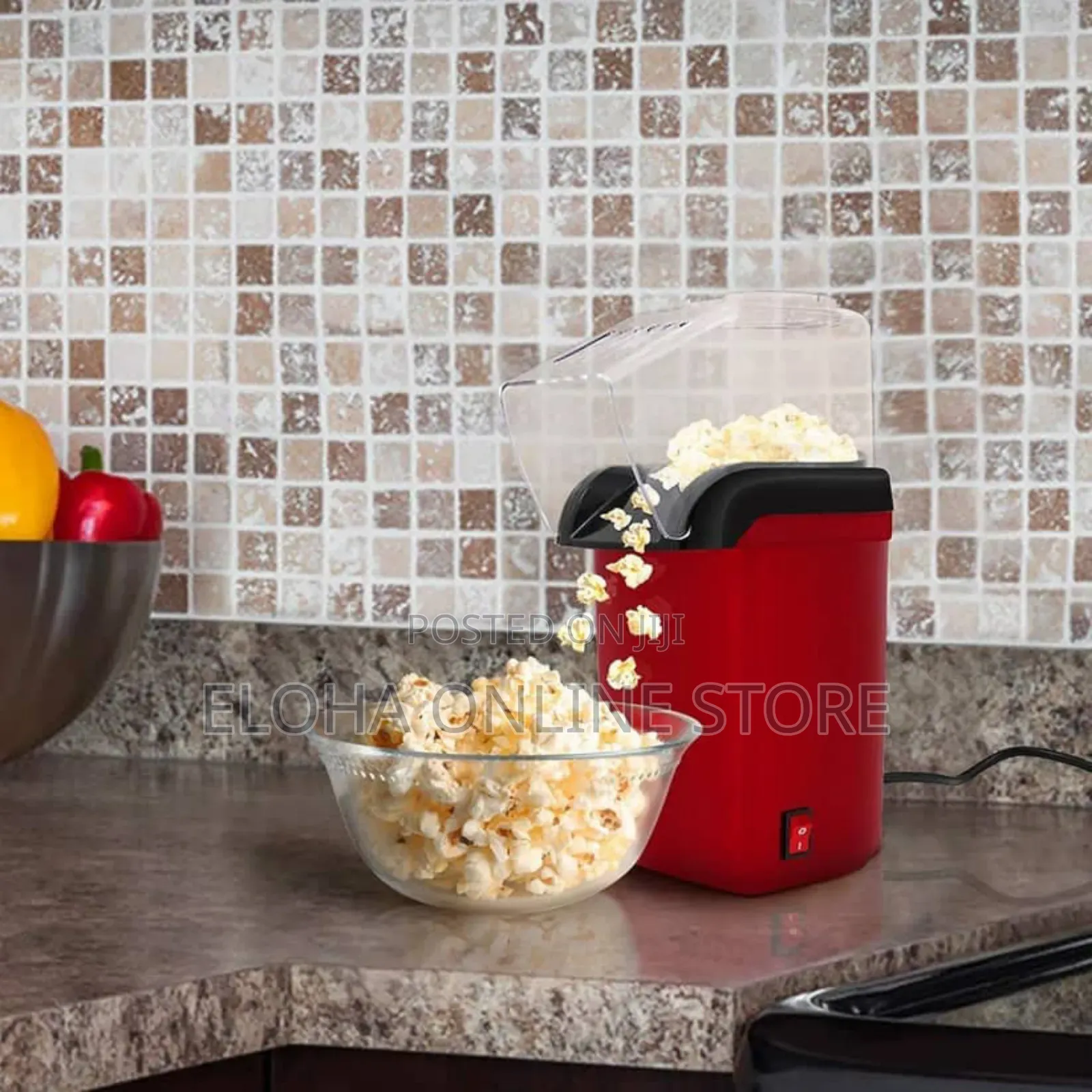 Hot Air Popcorn Popper No Oil