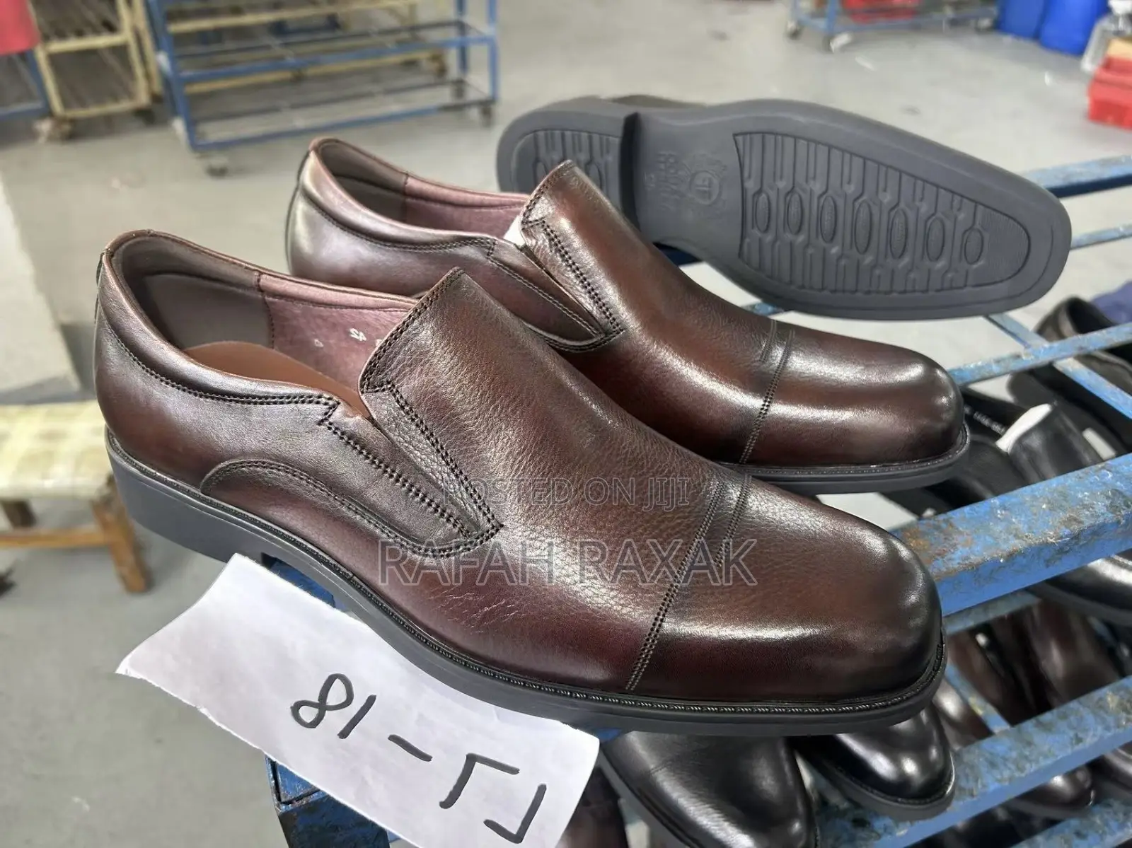 Men’S Coffee Brown Franco Banetti Formal Office Leather Shoe