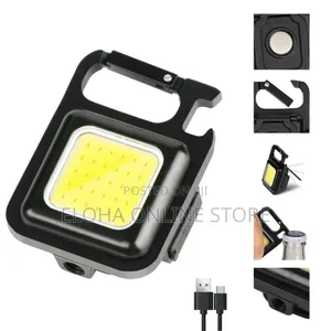 Cob Small Flashlights 500 Lumens Bright Rechargeable