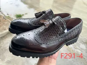 Men’S Super Classic Dark Tan Franco Banetti Leather Loafer