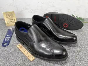 Men’S Black Franco Banetti Classic Gentle Shoes