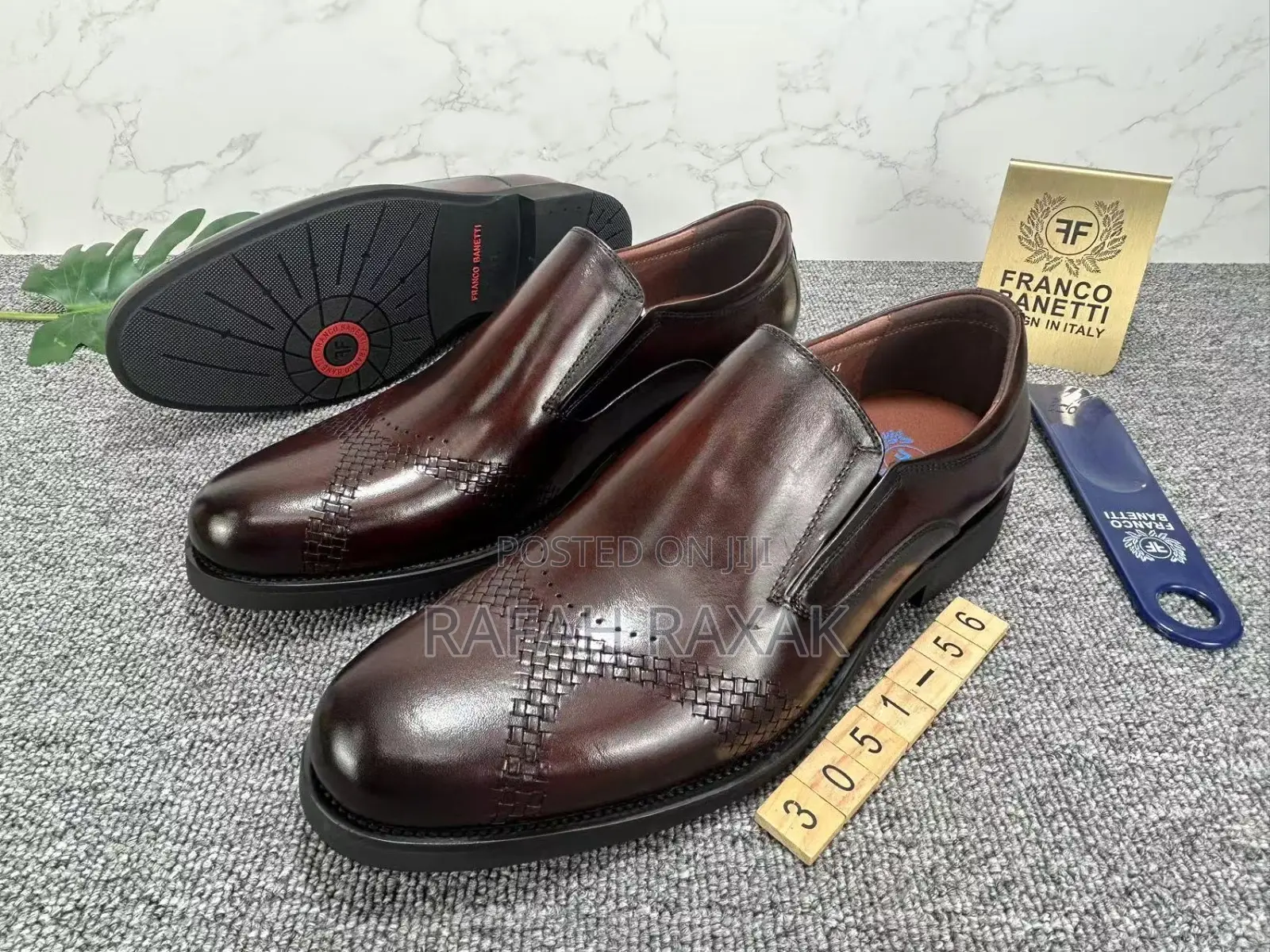 Men’S Coffee Brown Franco Banetti Classic Gentle Shoes