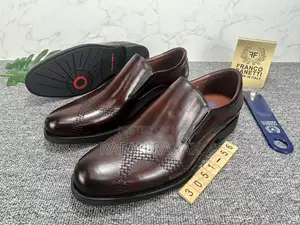 Men’S Coffee Brown Franco Banetti Classic Gentle Shoes
