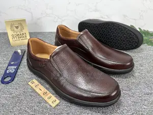 Original Men’S Dark Tan Franco Banetti Leather Casual Shoes