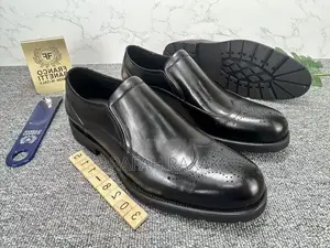 Men’S Super Classic Black Franco Banetti Oxford Gentle Shoes