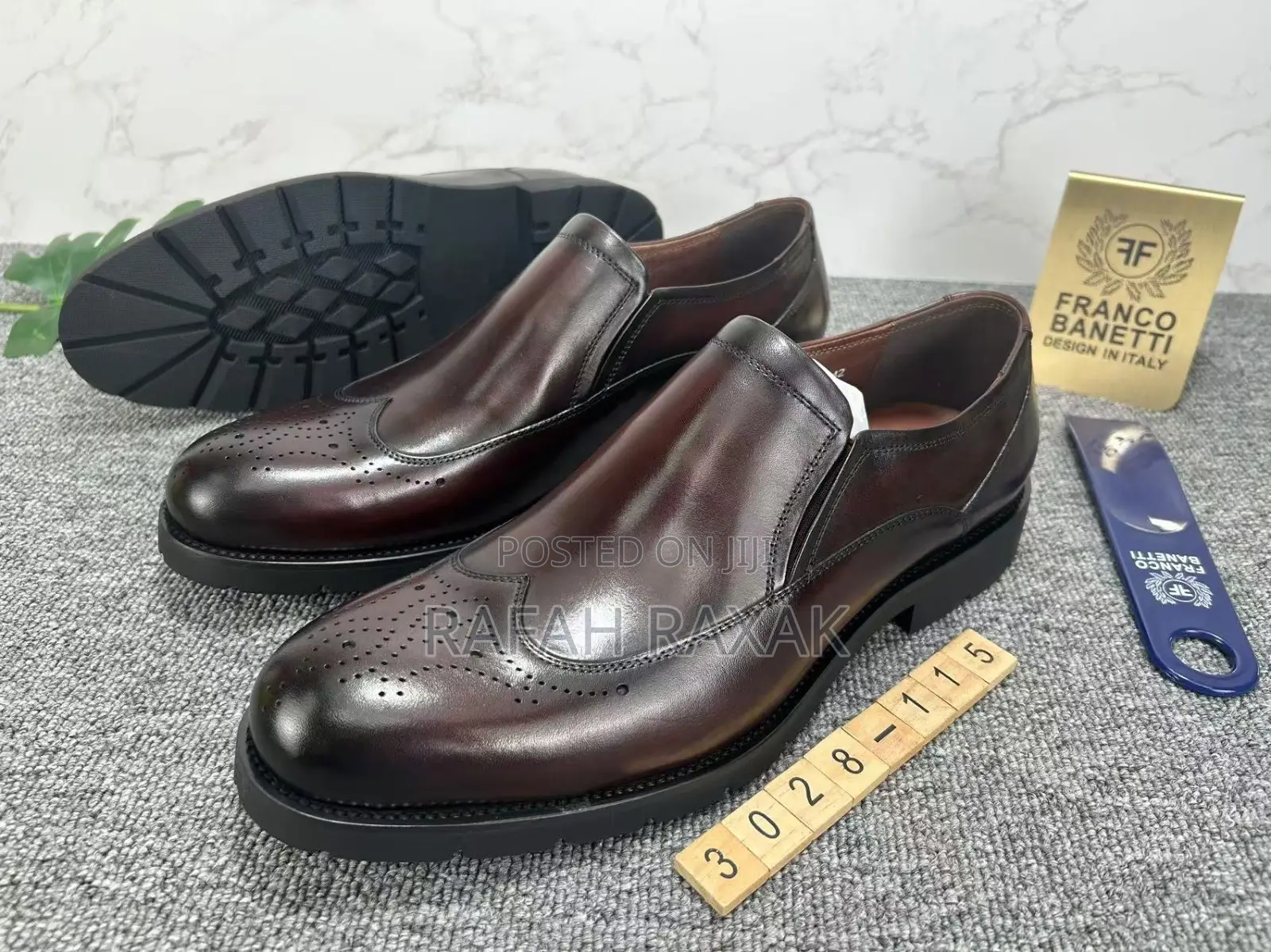 Original Franco Banetti Coffee Brown Oxford Gentle Shoes
