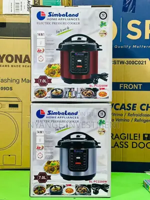 7 Litres Simbaland Pressure Cooker. Pressure Cooker.