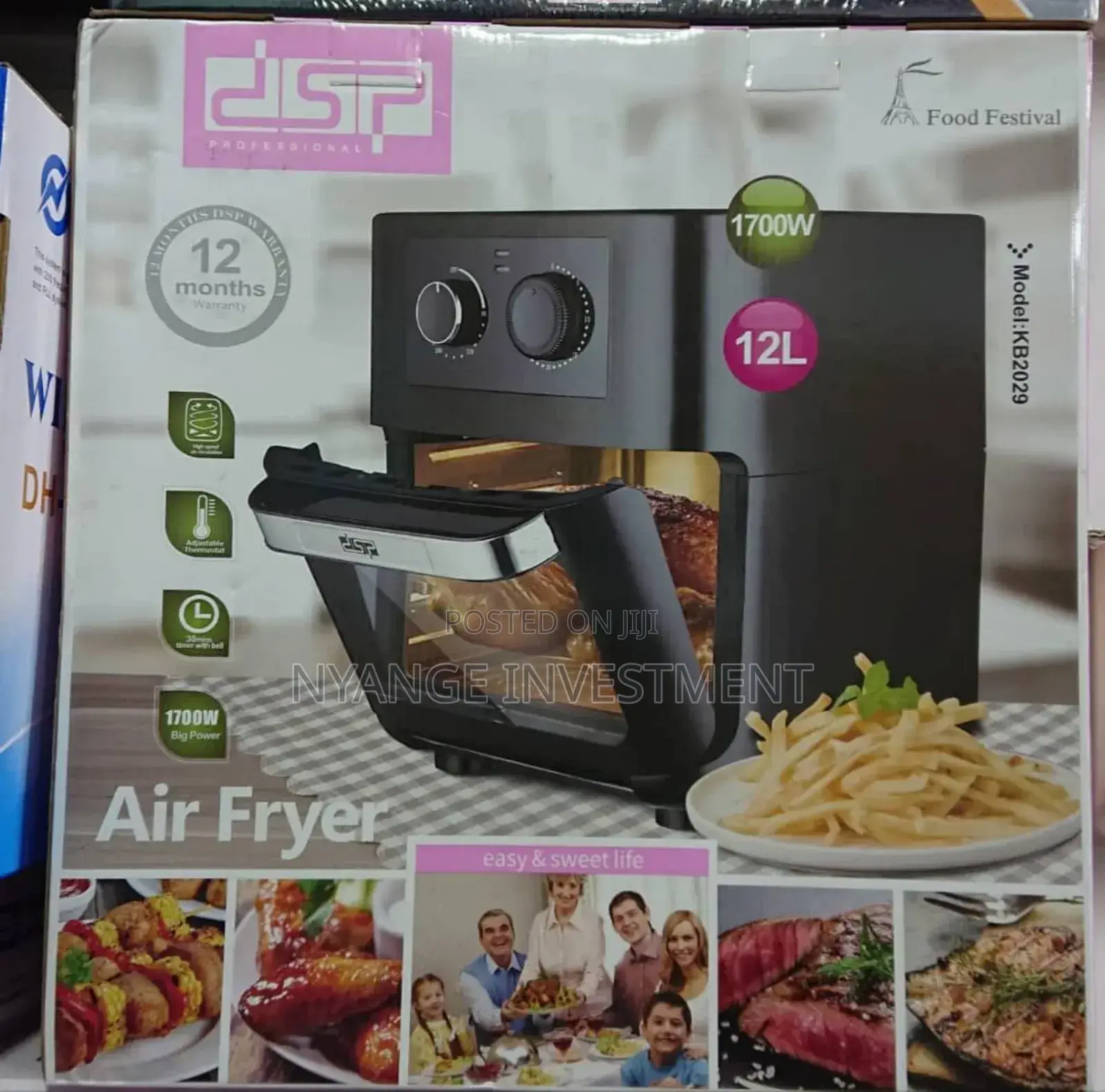 12 Litres DSP Air Fryer Oven. Air Fryer Oven