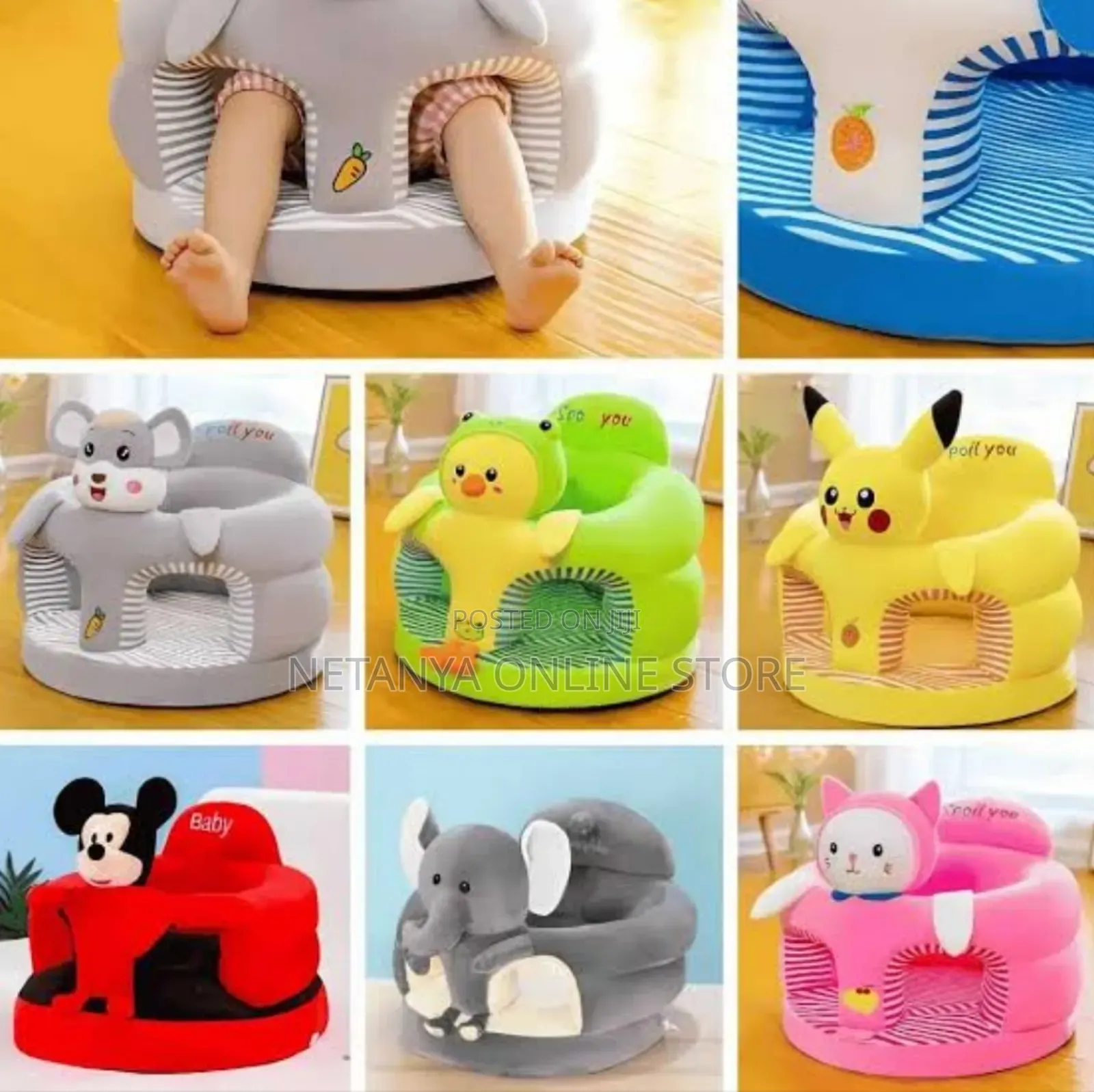 Super Soft Cute Sitting Baby Sofa Chair