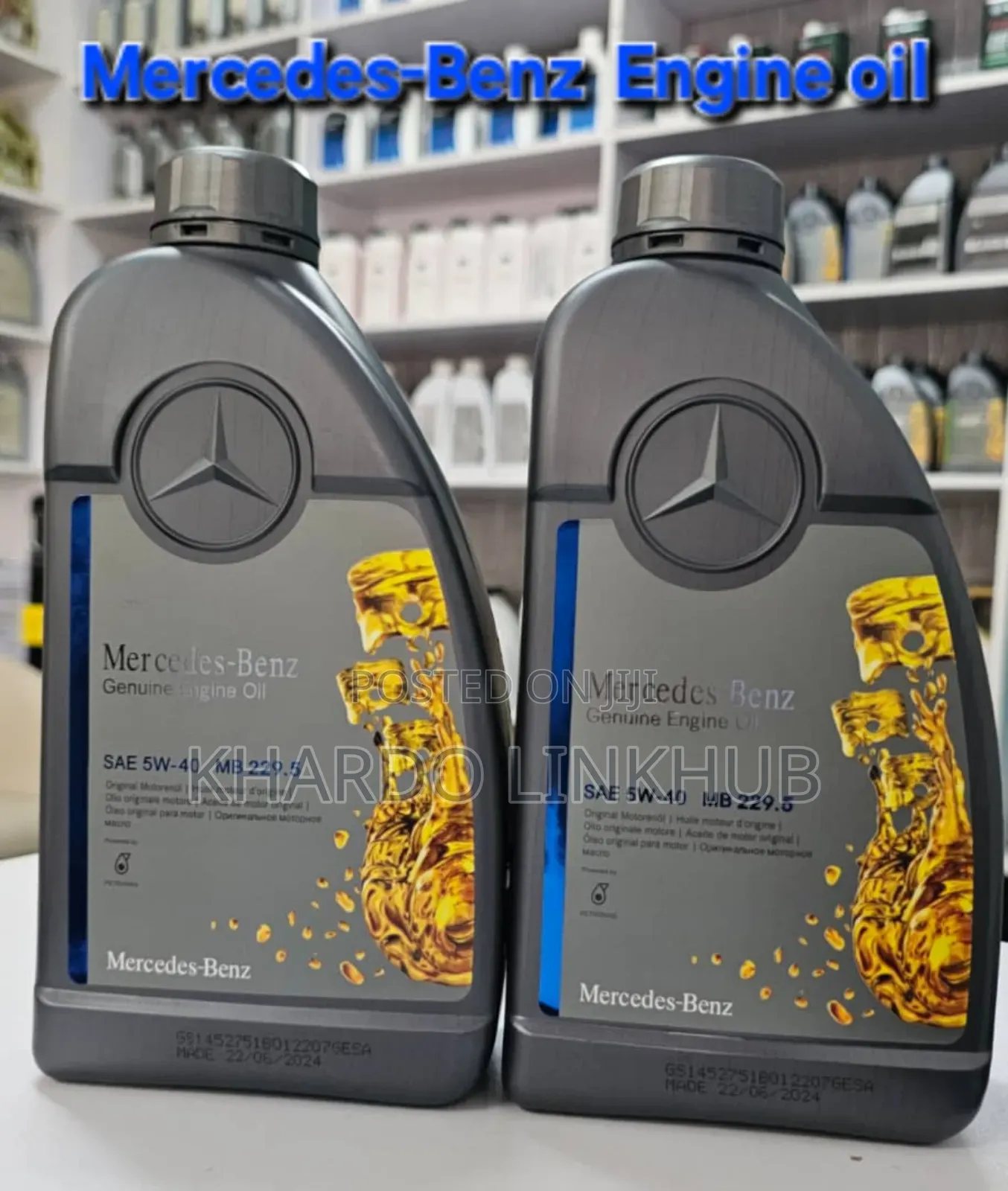 Mercedes Benz Engine Oil 5w-40