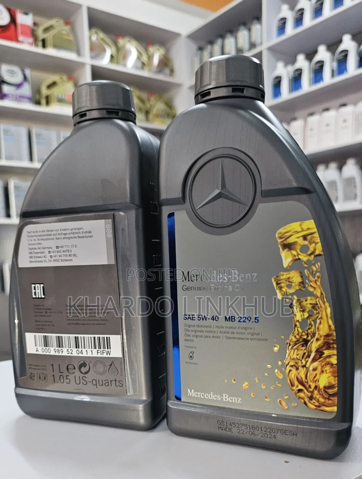 Mercedes Benz Engine Oil 5w-40