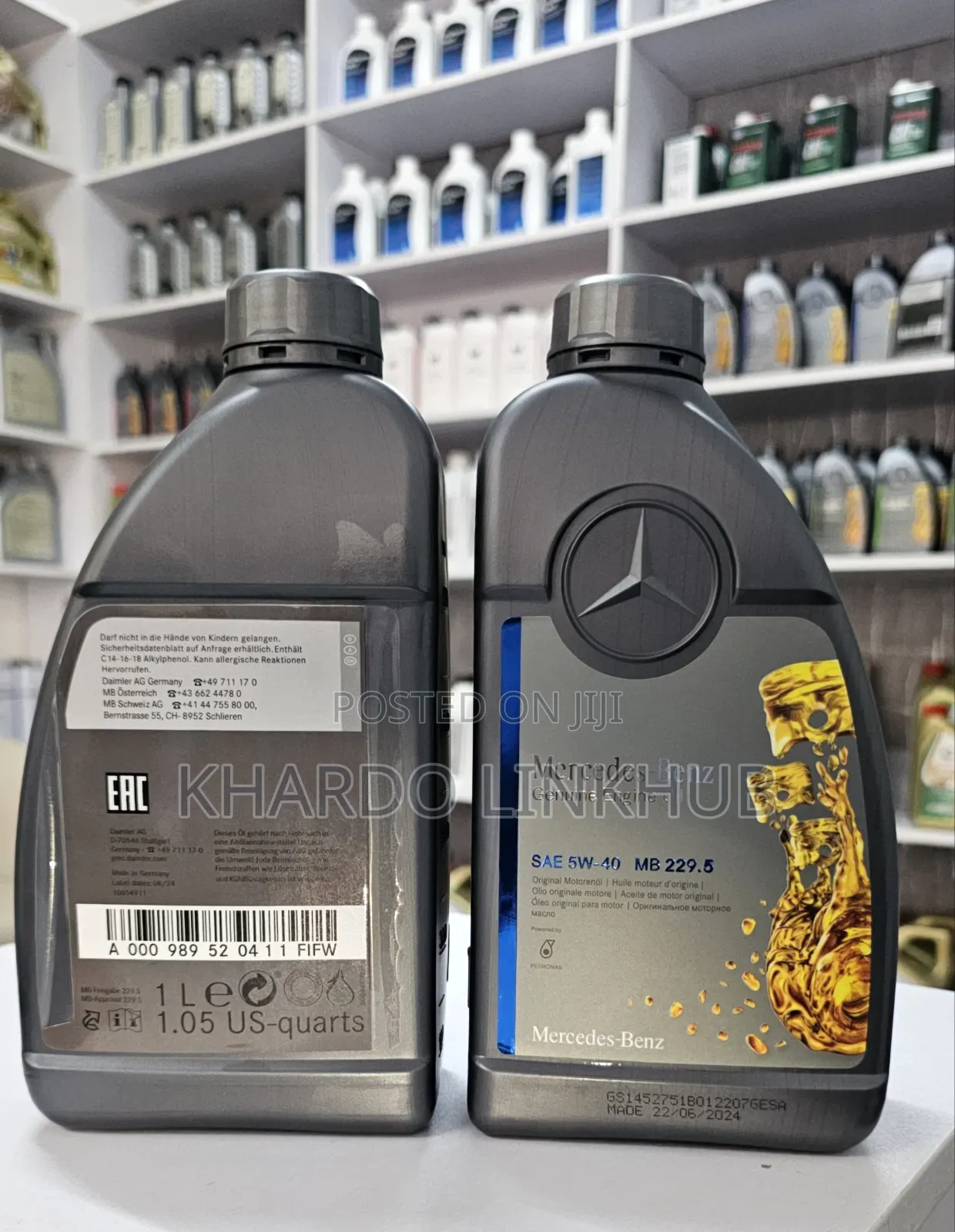 Mercedes Benz Engine Oil 5w-40
