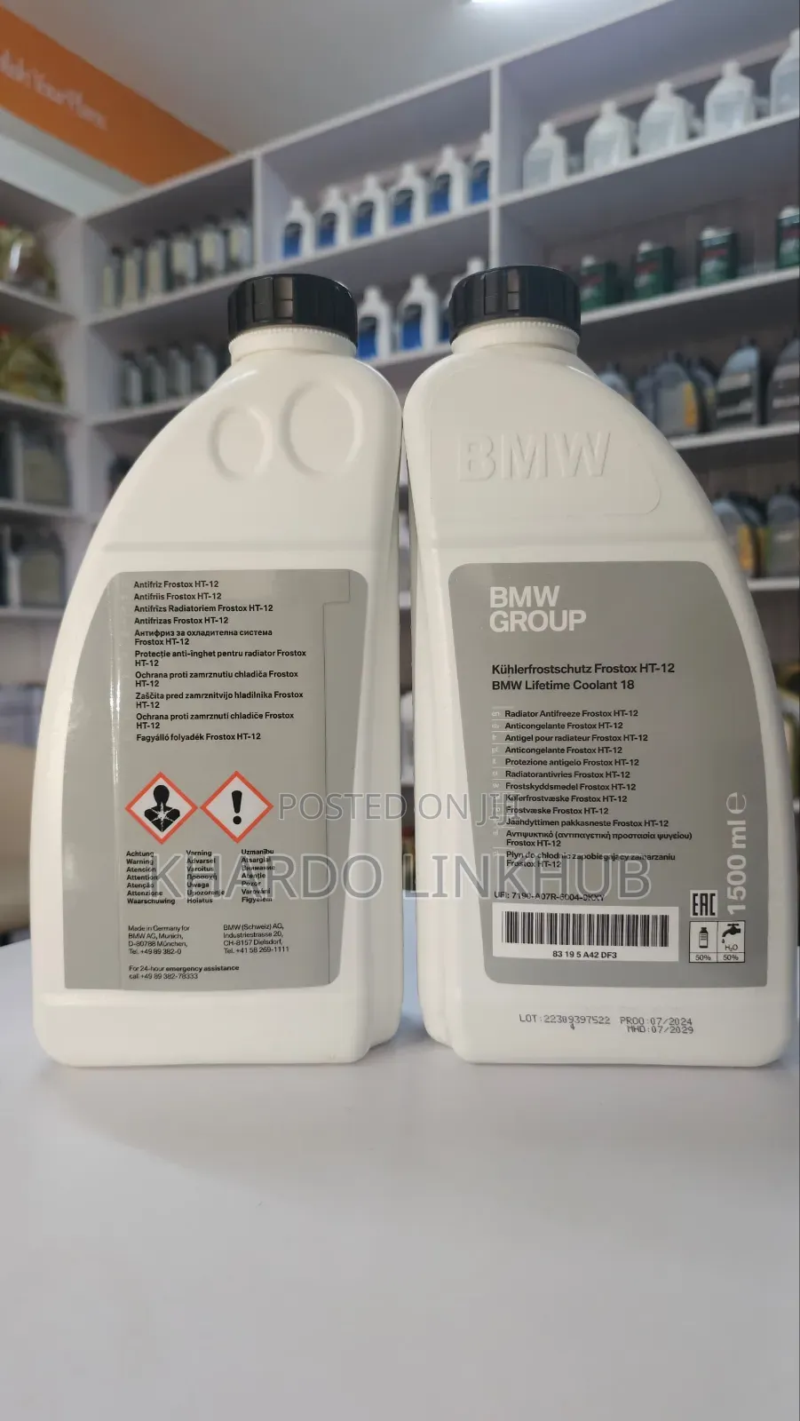 Coolant Anti-Freeze BMW