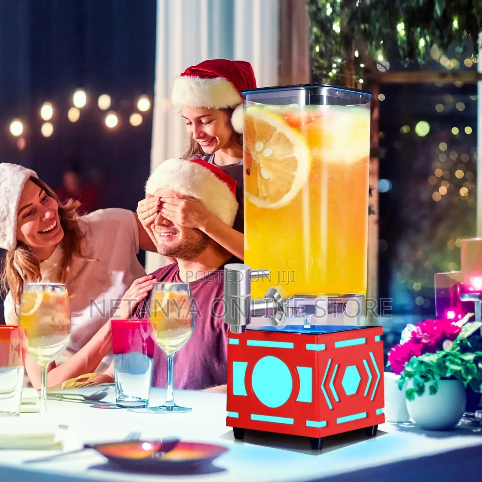 Juice Dispensers With Led Light Bases