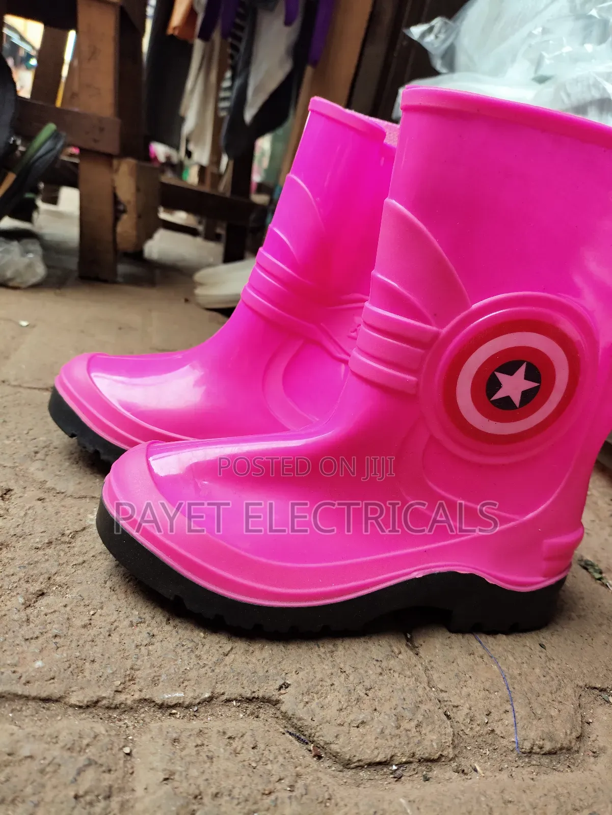 Cute Babies Safety Gumboots