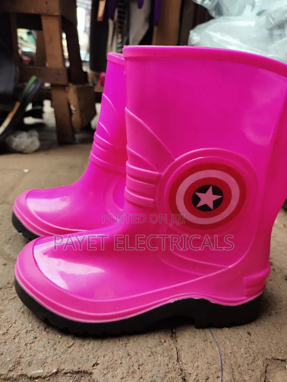 Cute Babies Safety Gumboots