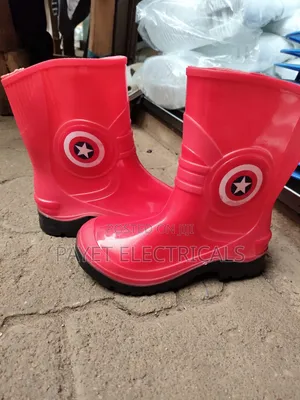 Kids Rain Gamboots/Safety Shoes
