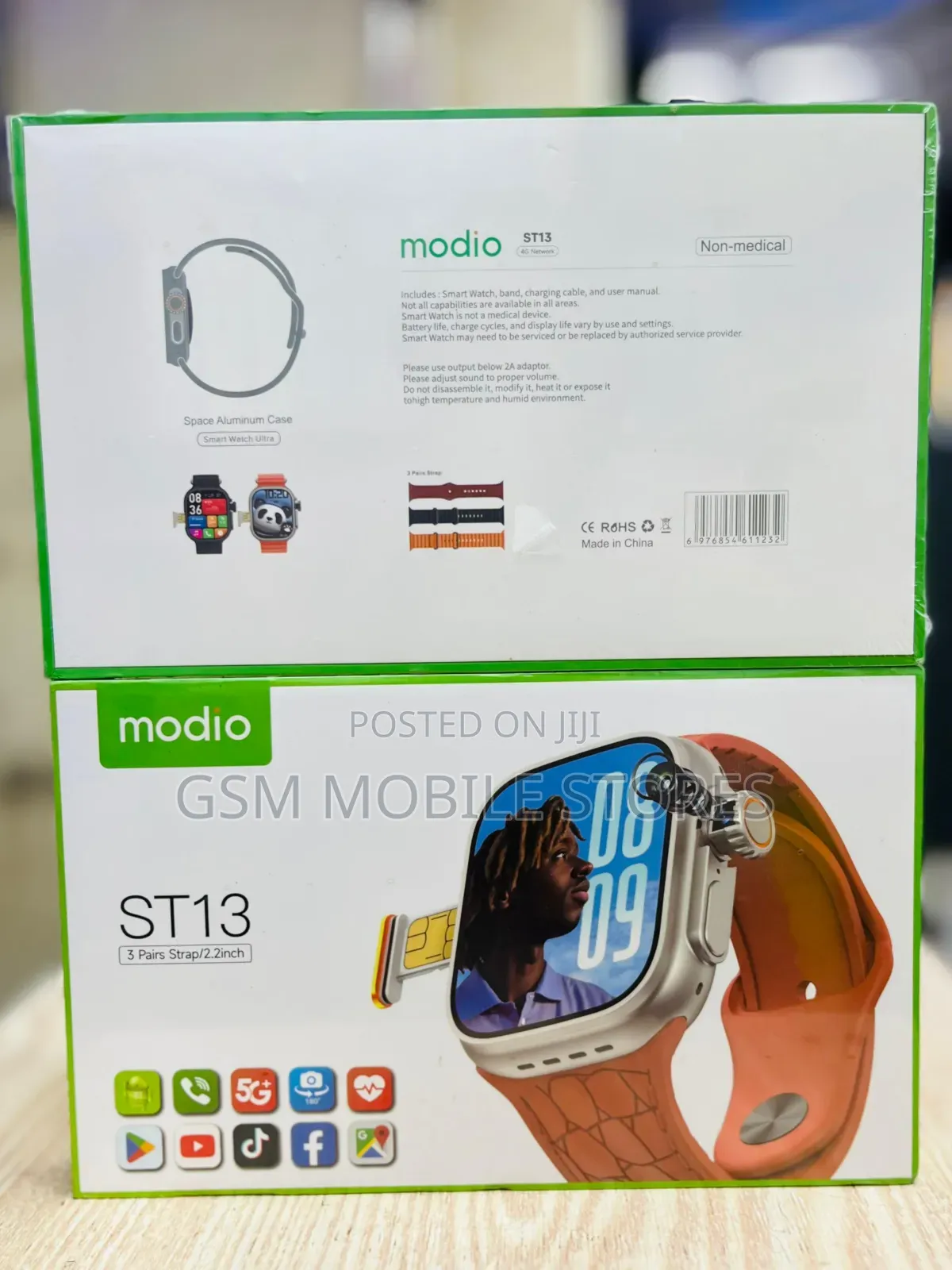 New Modio St13 2.2inch Full Display Sim Card Smart Watch