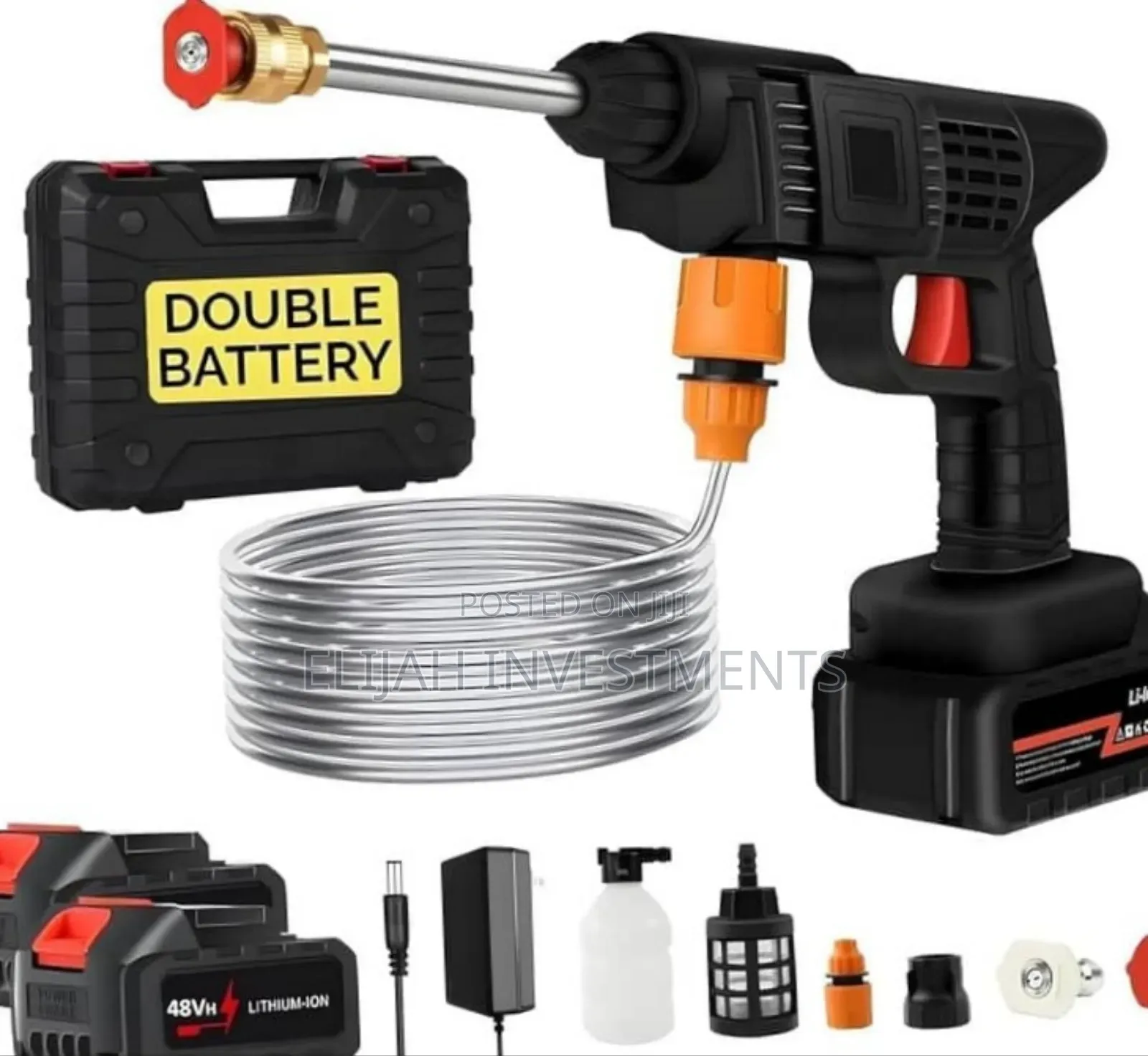 48v High Pressure Water Sprayer 2 Batteries
