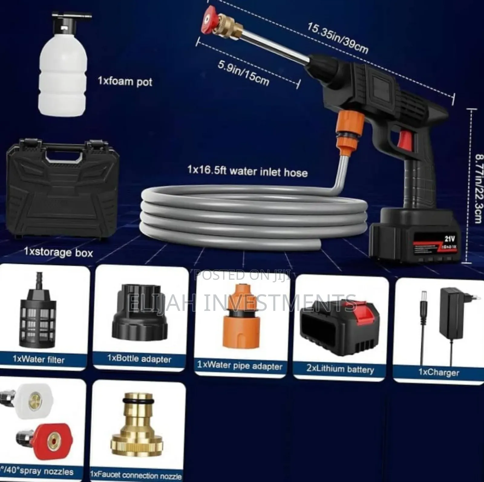 48v High Pressure Water Sprayer 2 Batteries