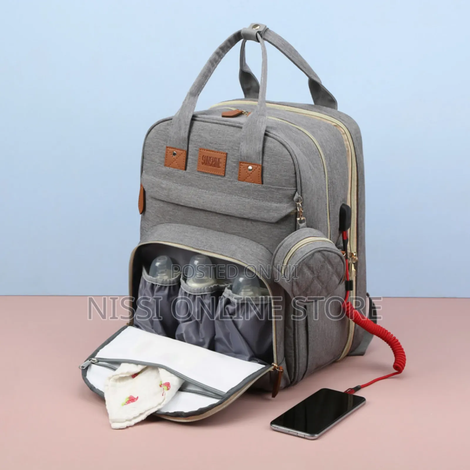 Multifunctional Diapar Backpack Bag