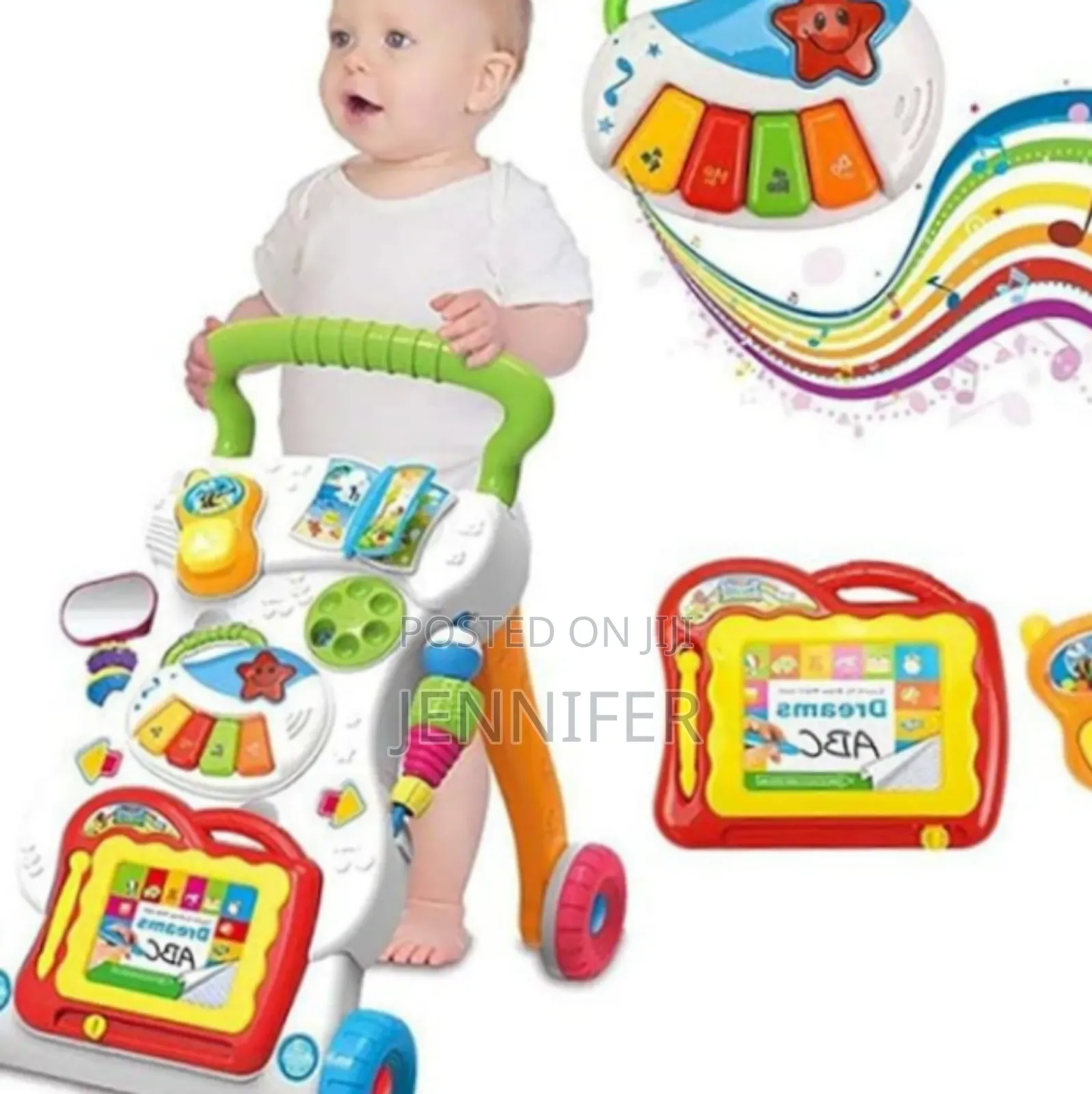 Baby Sit-to-Stand Learning Music Walker