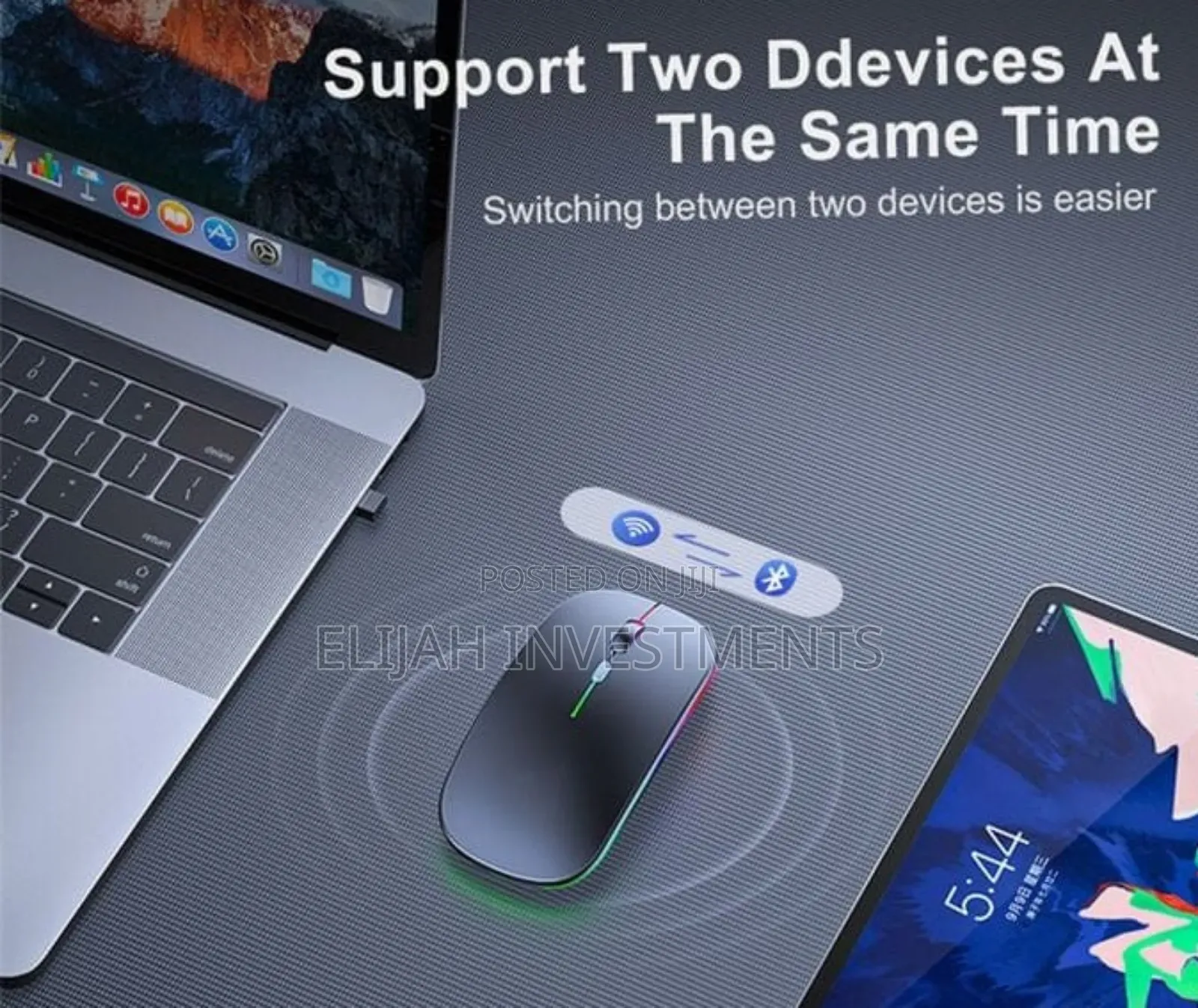 Bluetooth Wireless Slim Silent Click Mouse