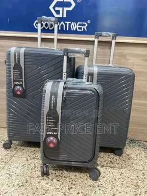 Pure Rubber Plastic Suitcases. Good Partner. Fullset ( Gray)
