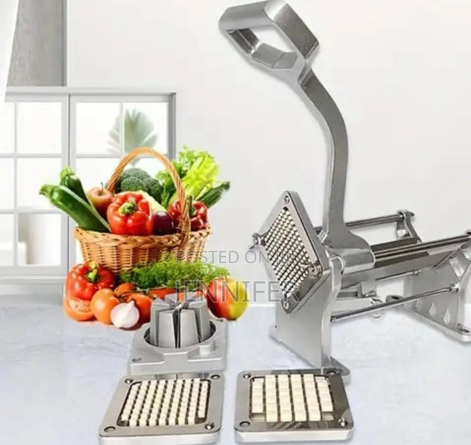 Perfect Fries Cutter— Easy Safe (Commercial/Home Use)