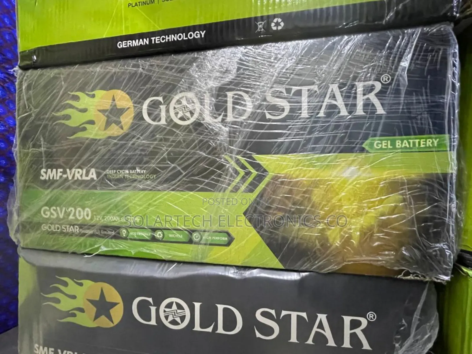 200ah Original Gold Star Vrla Solar Powder Battery Huhw