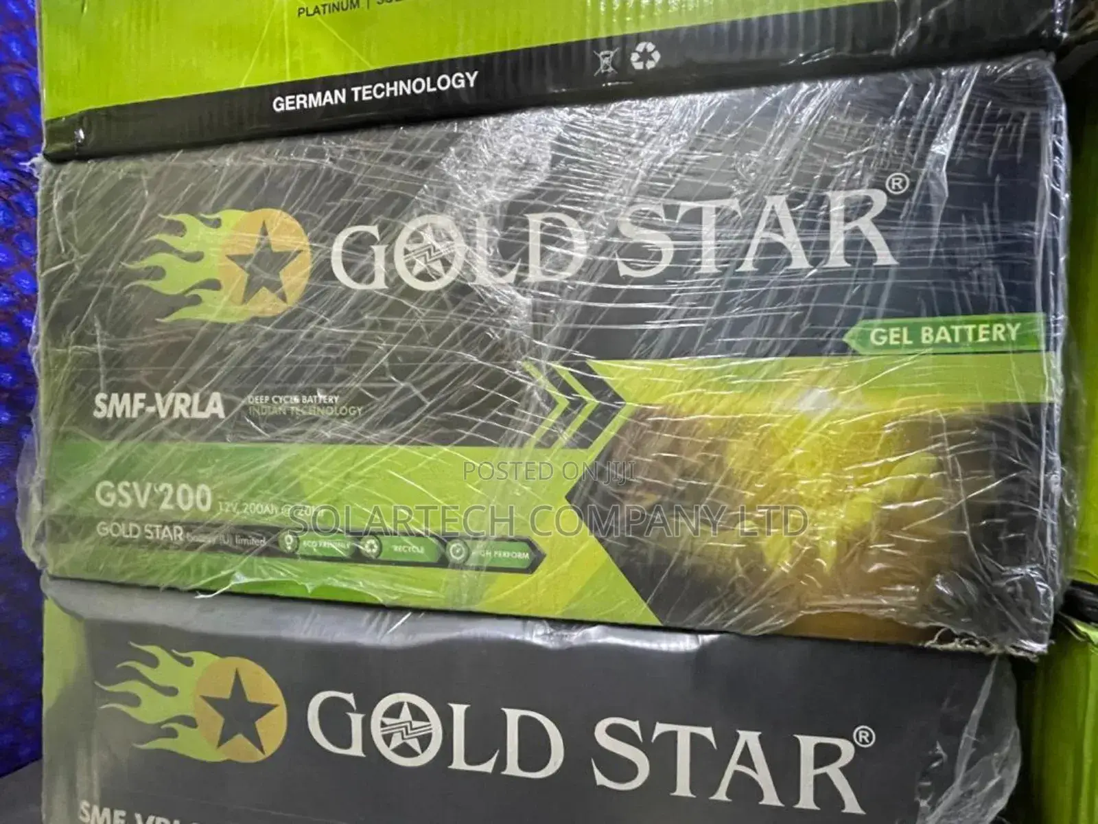 200ah Original Gold Star Vrla Solar Powder Battery Huhw