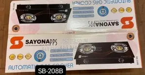 Glass Sayona Automatic Gas Burner, Double Gas Burner