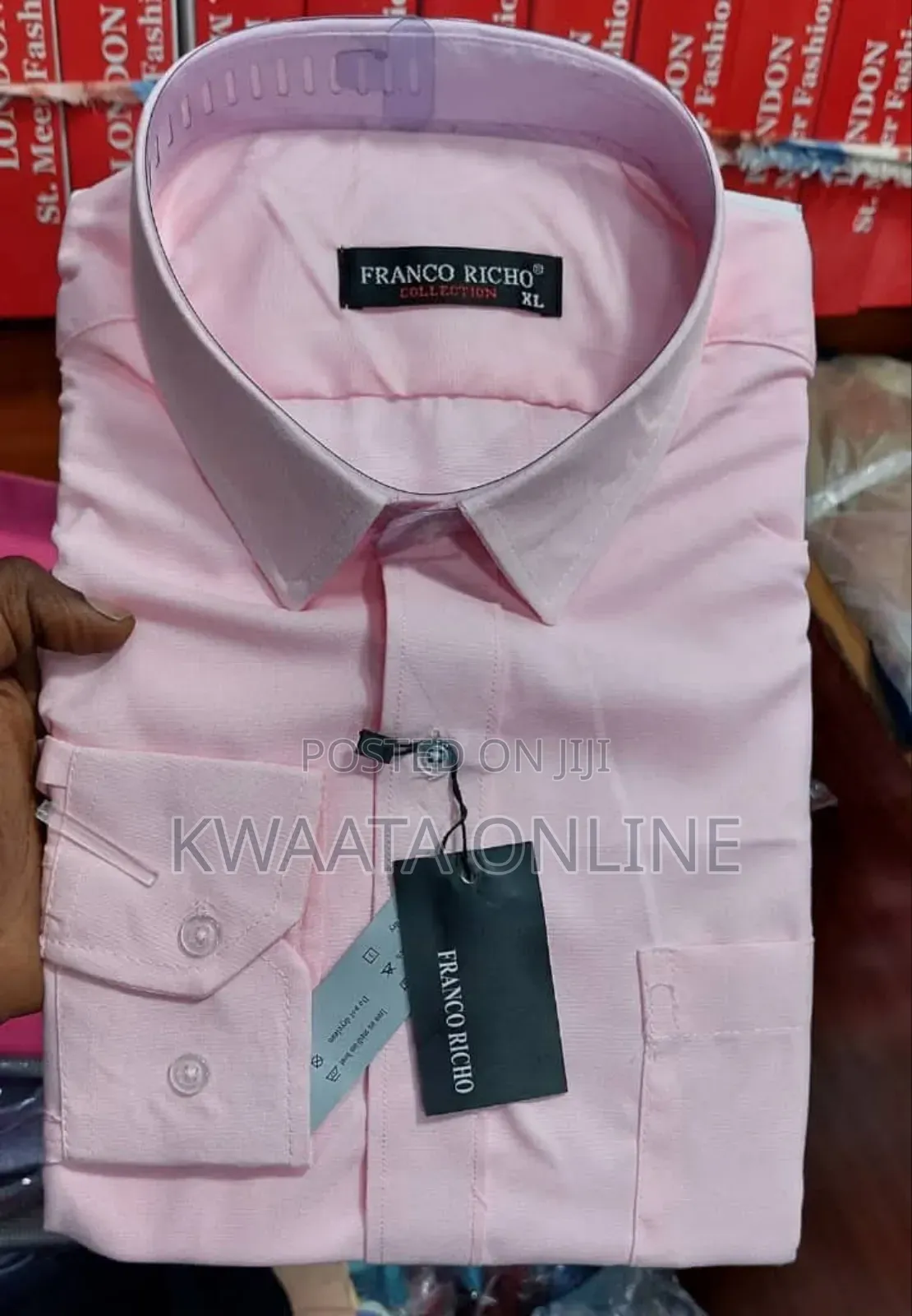 Mens Plain Formal Shirts Work Business Casual-All Colors